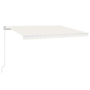 vidaXL Toldo Retráctil Manual con LED, Sombrilla Plegable,…