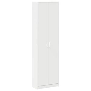 vidaXL Armario Blanco 55x25x189 cm de Madera Ingéniera