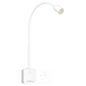 PRINCEWAY Lampara de Lectura Aplique Mesita de Noche Pared…