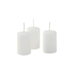 16 velas, cera, diámetro 4 cm, altura 5 cm, blanco