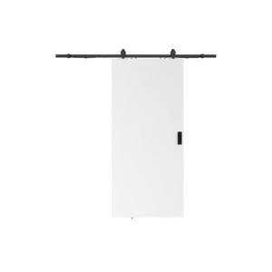 Vente-unique-Puerta corredera Vista - MDF   PVC Blanco - Al…