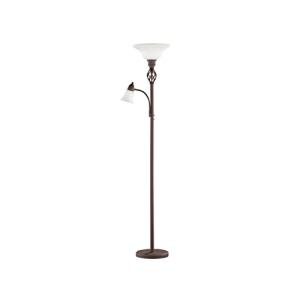 Trio Rustica - Lámpara de pie con brazo lector, 100W, IP20,…