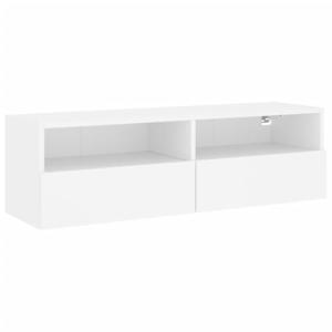 vidaXL Mueble de Pared para TV Madera ingeniería Blanco 100…