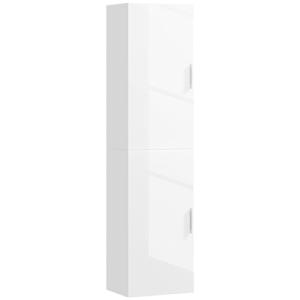 HOMCOM Columna de Baño de Pared Armario de Baño Estrecho co…