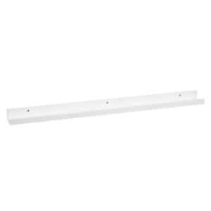 LOLAhome Estante repisa para Cuadros de MDF Blanco de 100 cm