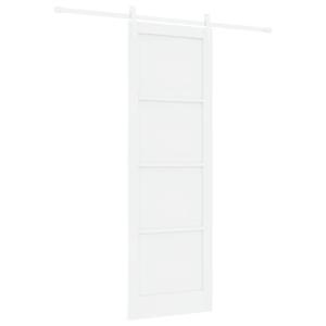 Puerta Corredera vidaXL con Juego de Hardware Blanca 78x232…
