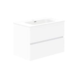 Baikal Mueble de Baño Dos cajones, suspendido a la Pared co…