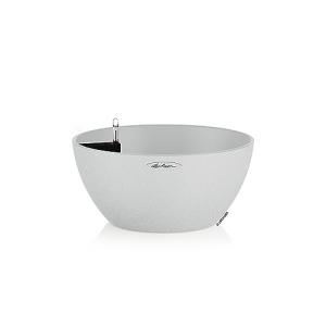 LECHUZA Cubeto Stone 30 Cuarzo Blanco 13837