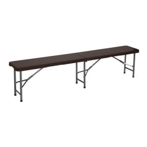 THINIA HOME Banco Plegable Catering Efecto Ratán 180x30x43c…