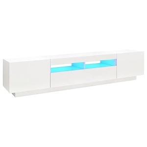 vidaXL Mueble para TV con Luces LED Soporte Mobiliario Apar…