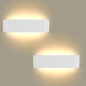 Lightess 2pcs 16W Moderno LED Lámpara de interior 1600LM Ap…