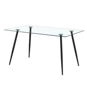 HABITMOBEL Mesa de Comedor Rectangular con sobre de Cristal…