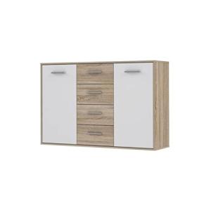 Forte Cómoda ANTUZA con 2 Puertas y 4 cajones, Material de…
