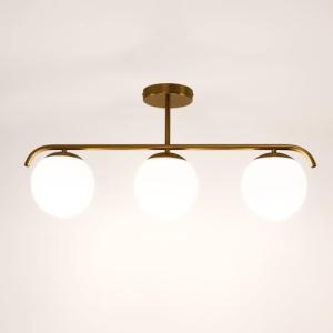 B·LED BARCELONA LED - Lámpara de techo triple bolas cristal…