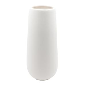 Florero de Ceramica Blanco 28cm Alto Superficie esmerilada,…