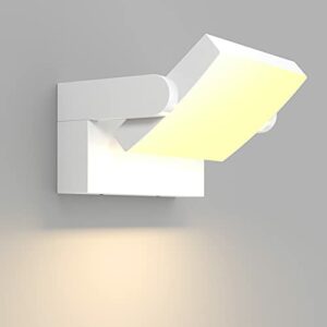 Klighten 24W LED Lámpara de Pared Exterior Interior IP65, A…