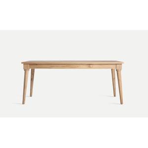 HABITMOBEL Mesa de Comedor Nika 180x90x75cm Madera Natural,…