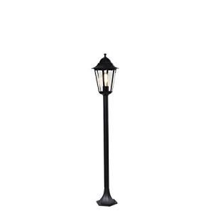 QAZQA Clásico/Antiguo Farol exterior de pie negro 120 cm IP…