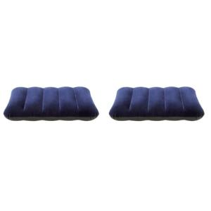 Intex 68672, Almohada Hinchable flocada, Unisex Adulto, Azu…