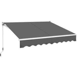 Yaheetech Toldo Manual Retráctil 250x200cm con Manivela de…