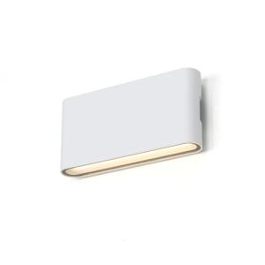 Alpinaluz Aplique de Pared LED Moderno Aluminio Blanco 12W…