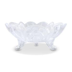 Frutero de cristal, 23 cm, trípode de cristal, ensaladera,…