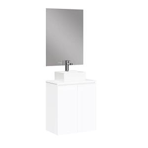 Baikal Mueble de Baño Onyx con Fondo Reducido. Mueble Suspe…
