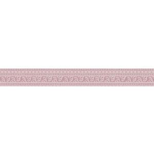 Plage Cenefa Adhesiva TANKATA 4, Vinilo, Rosado, 300cm x 5cm