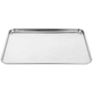 Housoutil Bandejas de servir de acero inoxidable bandeja de…