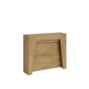 BS COM Consola extensible 90 x 25/211 cm Aneya Roble Natura