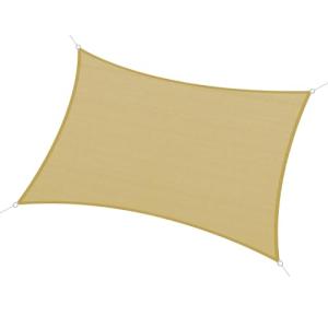 Outsunny Toldo Vela de Sombra Rectangular 6x4 m Toldo de Te…