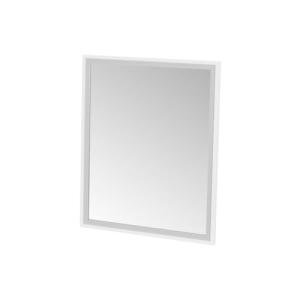 LOLAhome Espejo de Pared Blanco y Plateado de Cristal con m…