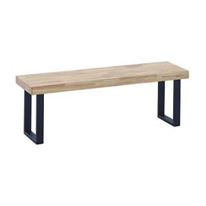 Home Heavenly® - Banco de Madera Roble Macizo Darek, Banco…