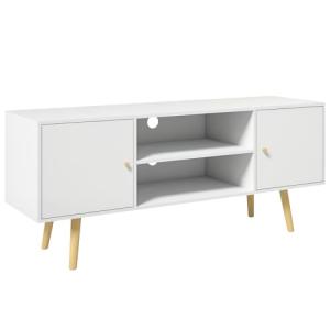 HOMCOM Mueble de TV de Salón Mesa para TV con 2 Puertas 2 E…