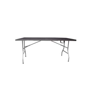 Jardin202 - Mesa Plegable Rectangular 180x70x74cm Blanca Ca…