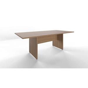 FBasic Mesa de reuniones rectangular de madera - nogal - 21…