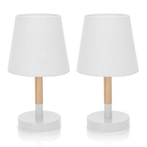 Aigostar 2 Piezas Lámpara de Mesa, Lámpara de Mesita de Noc…