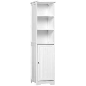 kleankin Armario Alto de Baño de 5 Niveles Columna Auxiliar…