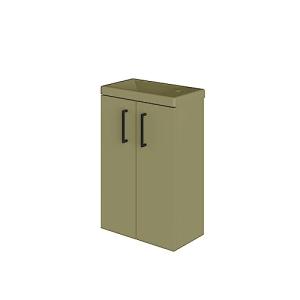 Baikal Mueble de Baño Unicolor. Conjunto de Baño de 2 Puert…