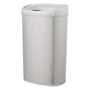 Amazon Basics - Cubo de basura automático de acero inoxidab…