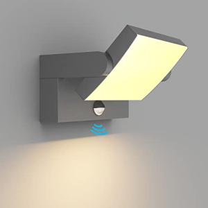 Klighten 24W LED Apliques Exterior con Sensor de Movimiento…