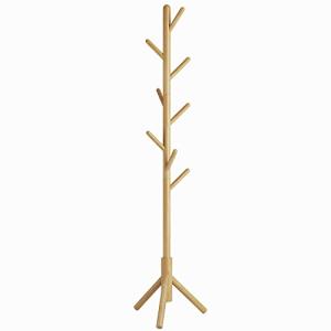 YMYNY Perchero de Madera, Arbol de Pasillo de Pie con 8 Gan…