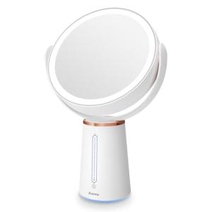 Auxmir Espejo Maquillaje con Luz LED Aumento 10X/1X Doble C…