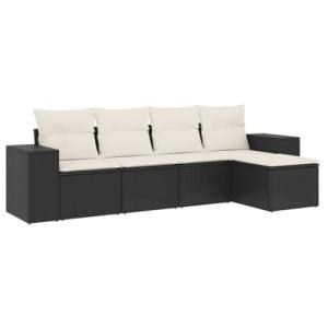 vidaXL Set de Muebles de Jardín y Cojines 5 pzas, Asientos…