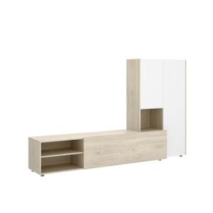 DEKIT GRUPO RIMOBEL KEI - SALON TV COMPACTO CON 3 PUERTAS -…