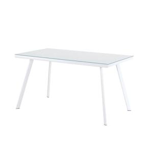 MOG CASA Mesa Comedor Elegance 140x80 cm - Cristal Templado…
