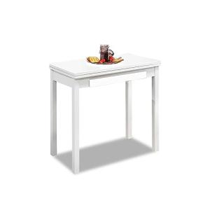 ASTIMESA Mesa de Cocina Fija Blanco 100x60 cms : : Hogar y cocina