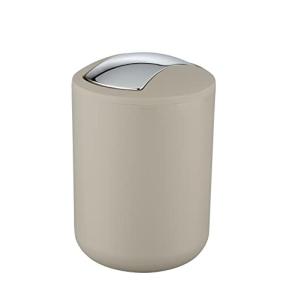 Wenko Cubo con tapa oscilante Brasiltaupe 2 l - a prueba de…