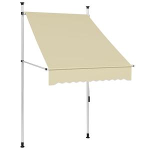 vidaXL Toldo de Funcionamiento con Manivela Manual Retrácti…
