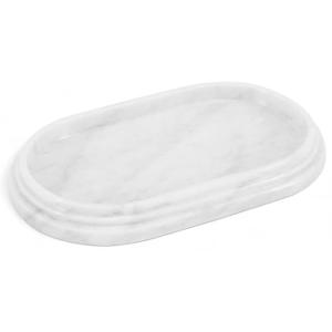 SPESHSTONES Bandeja de tocador de mármol de 9.75 pulgadas,…